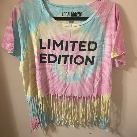 LOCAL SCENE TYE DYE FRINGE SHIRT 1X - Picture 1 of 3